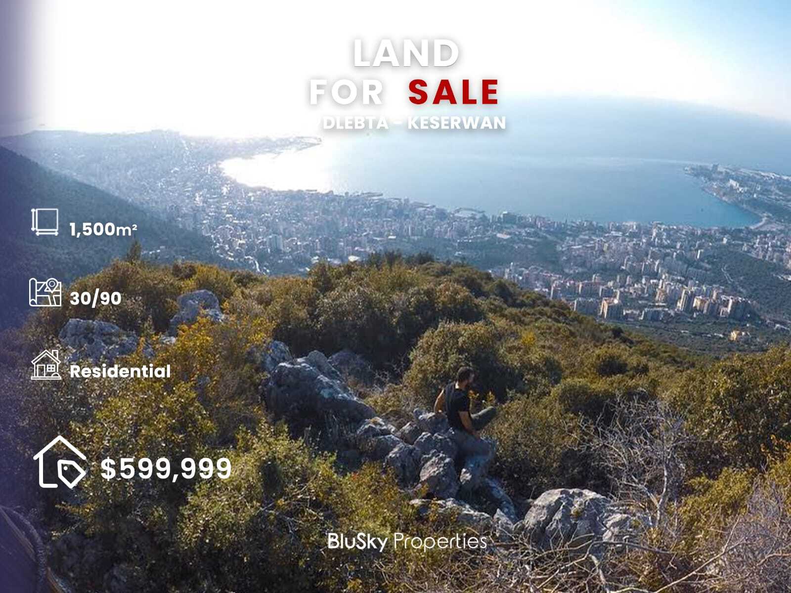  Land 1,500m² For SALE In Dlebta #PM 