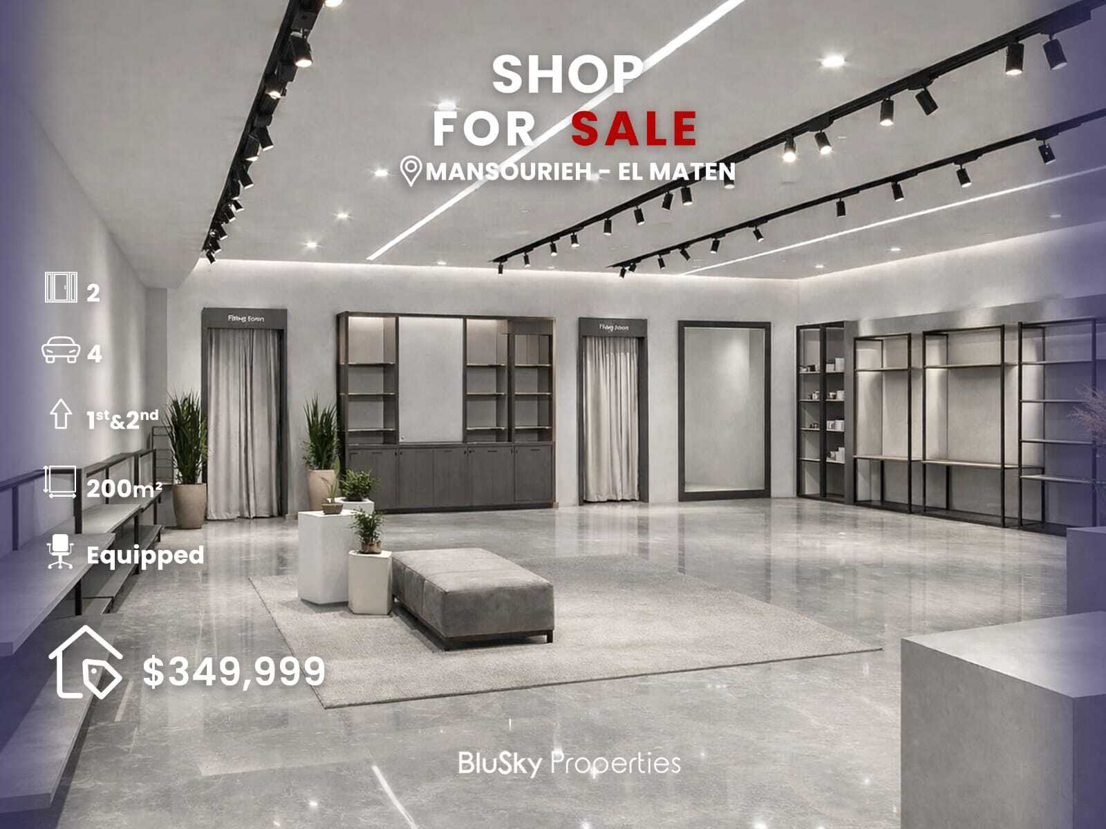  Shop 200m² For SALE In Mansourieh #PH 